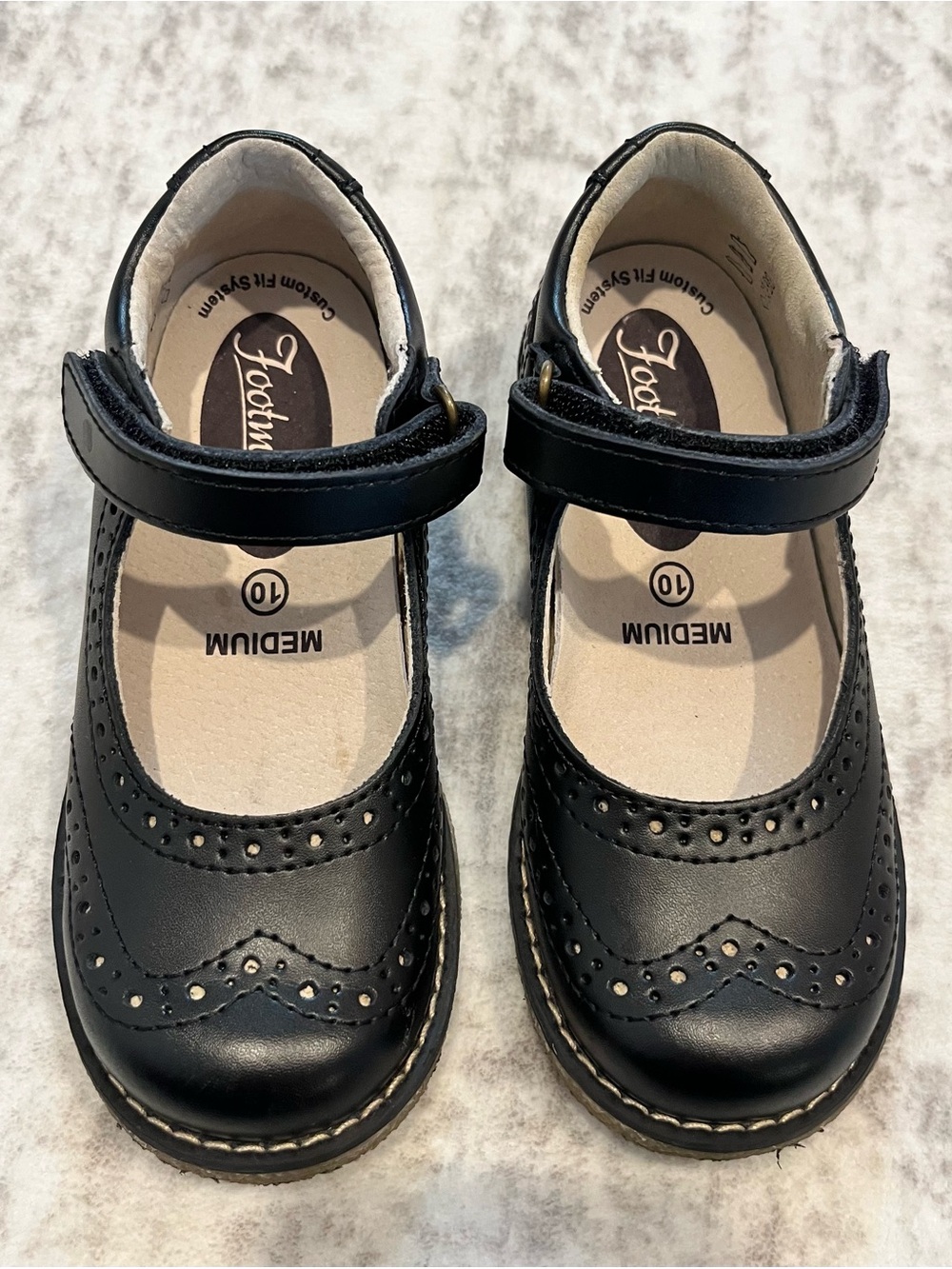 Footmates Lydia Mary Jane | Girls Size 10 | Black | VGUC